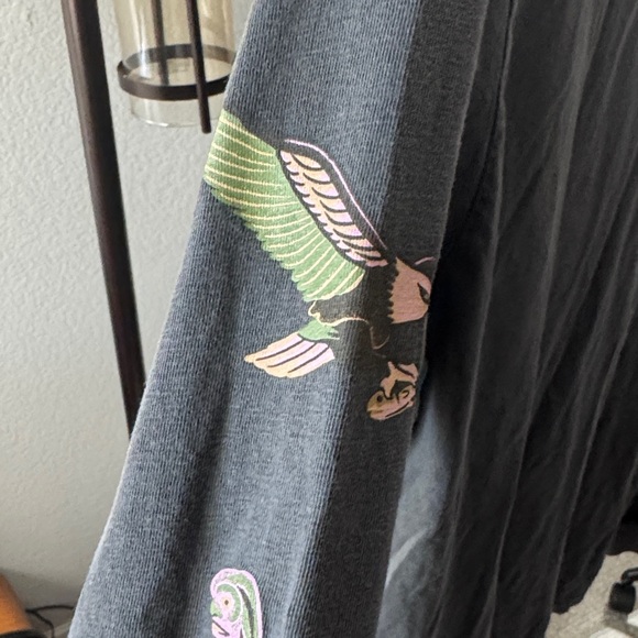 Roark Charcoal Long Sleeve with Vibrant Graphics - Picture 6 of 6